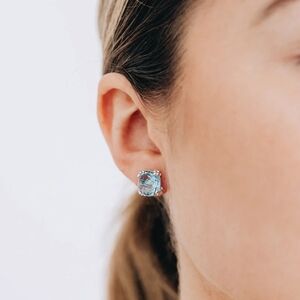 ANZIE Blue Topaz Stud Earrings
